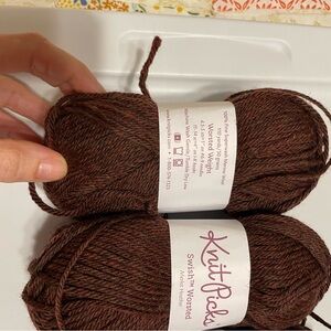 Knit Picks Swish Worsted Yarn Merlot Heather